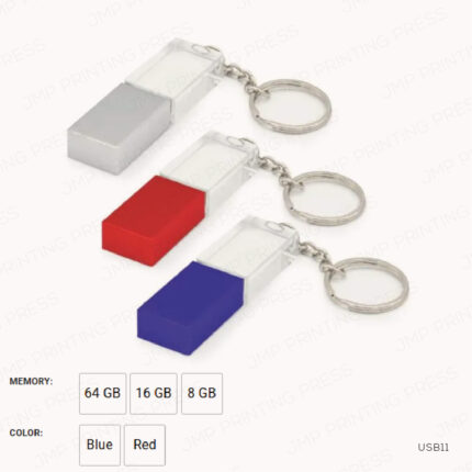 USB11 - CRYSTAL USB FLASH DRIVES PRINTING UAE