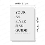 A4 FLYER PRINTING UAE – 170GSM - Image 2