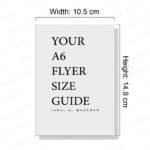 A6 FLYER PRINTING UAE – 170GSM - Image 2