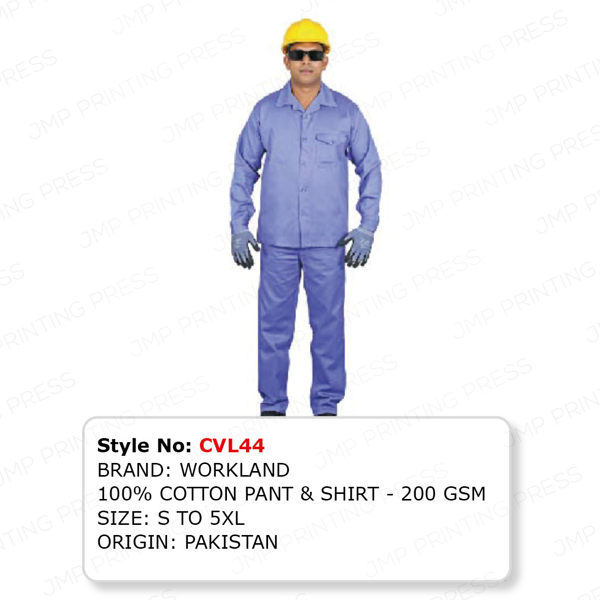 ALL COVERALL10926--33 CVL44 - CLASSIC COTTON WORKWEAR PANT & SHIRT PRINTING UAE - Image 1