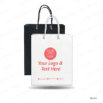 A4 READYMADE PAPER BAG – VERTICAL 25 × 32 × 10 CM PRINTING UAE