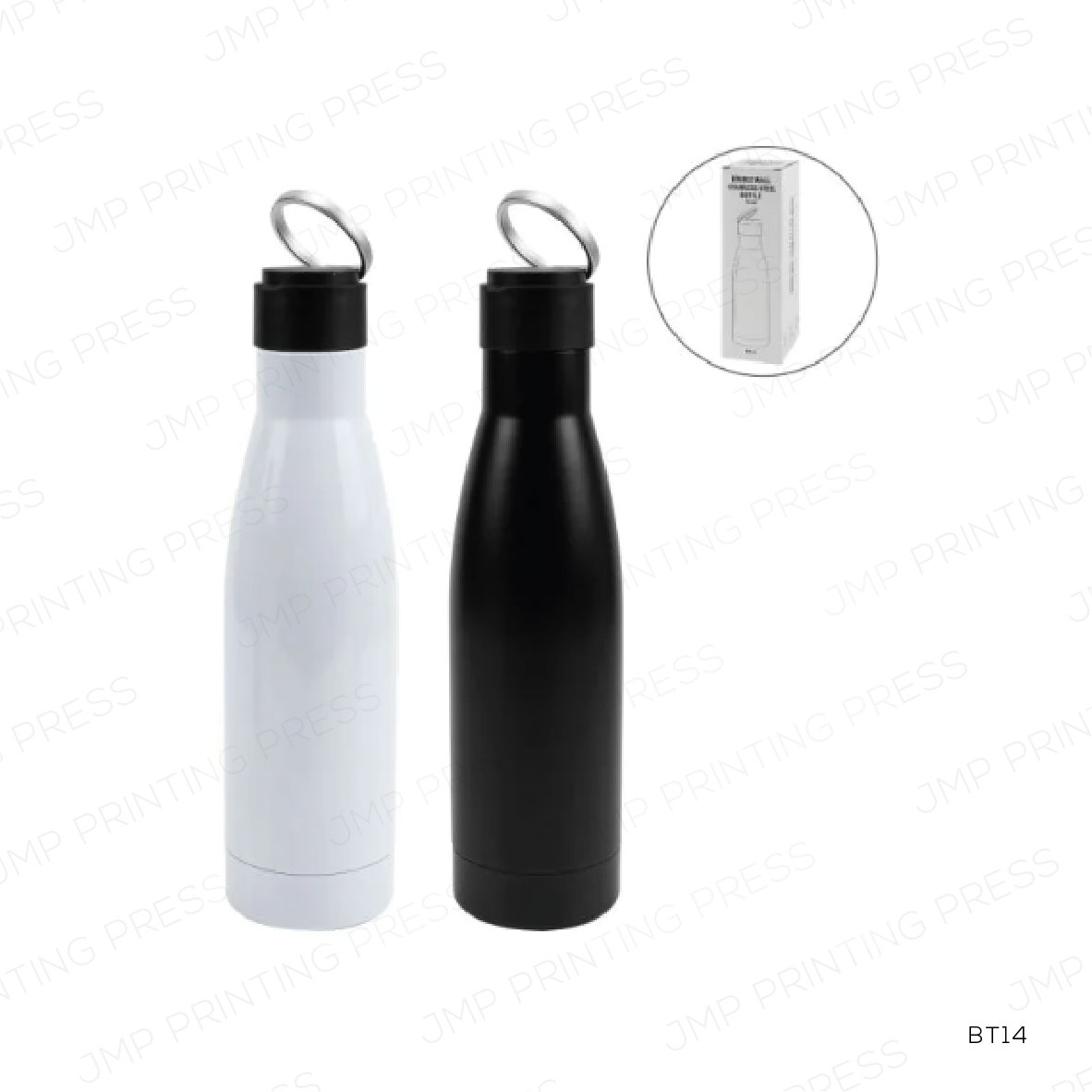 BT11-2015926-04 DOUBLE WALL SS BOTTLES SLIM WAIST DESIGN FLIP TOP LID 500ML PRINTING UAE - Image 1