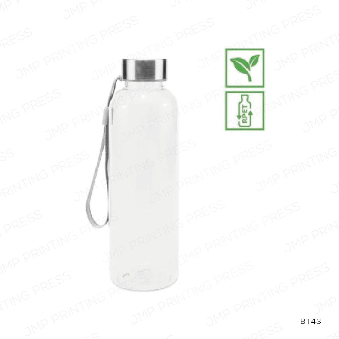 BT41-5215926-03 RPET BOTTLES WITH STRING HANDLE 550ML PRINTING UAE - Image 1