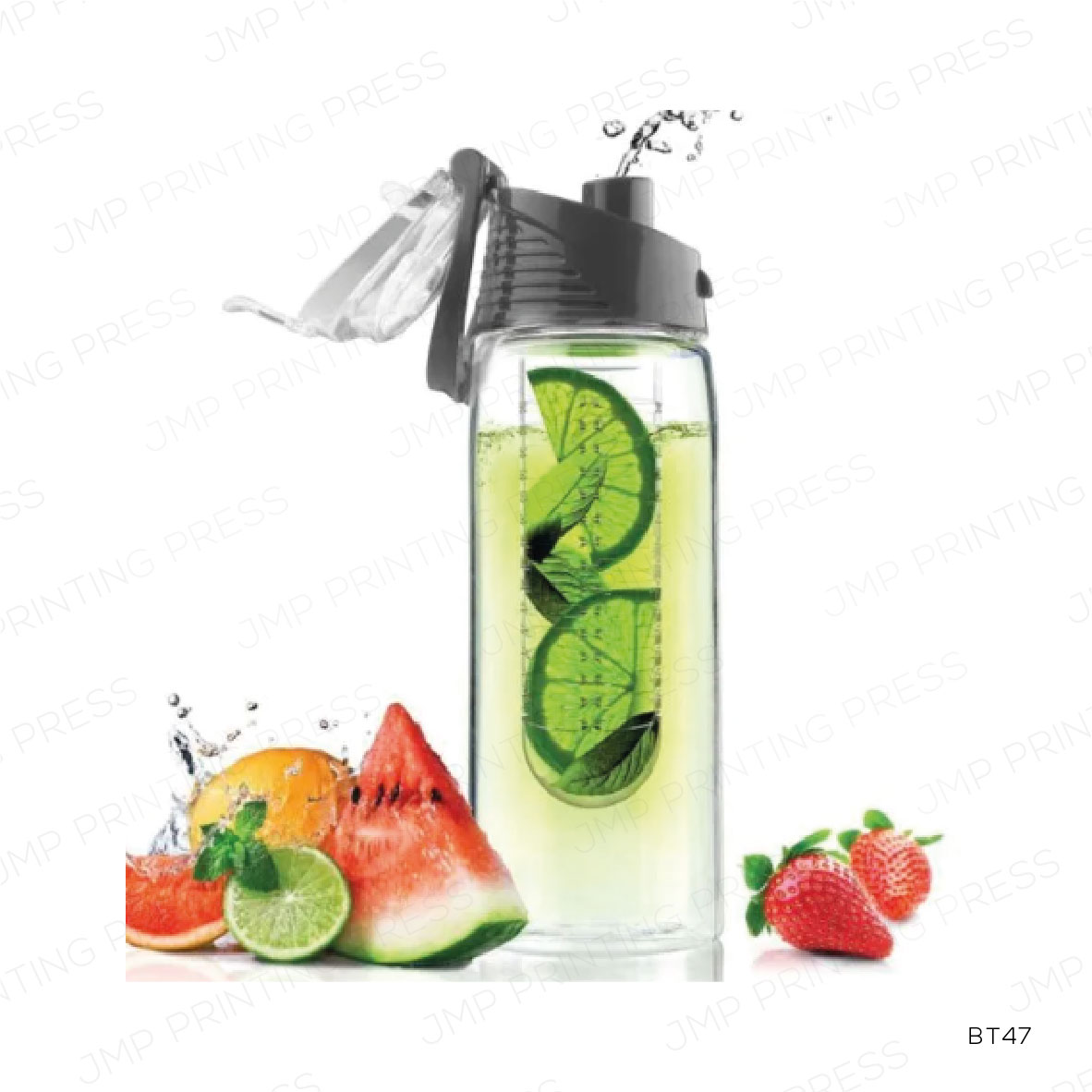 BT41-5215926-07 WATER BOTTLES WITH FRUIT INFUSER 700ML PRINTING UAE - Image 1