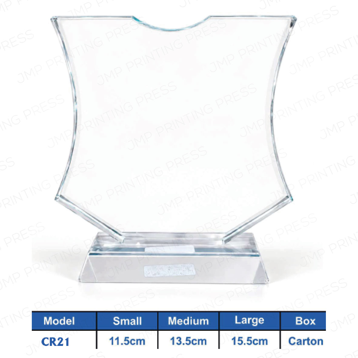 Crystal Crest CR-11 CR21 - Butterfly Crystal Shield Crest Printing UAE - Image 1