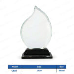 CR81 - Premeium Crystal Shield Wood Box Crest Printing UAE