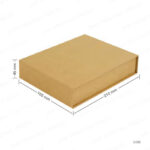 GB11 - PLAIN GIFT PACKAGING BOX A5 SIZE WITH MAGNETIC FLAP PRINTING UAE - Image 3