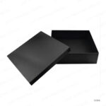 GB16 - BLACK PLAIN GIFT BOX SIZE XXL CARDBOARD PRINTING UAE - Image 2