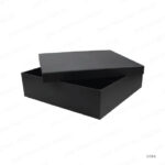 GB16 - BLACK PLAIN GIFT BOX SIZE XXL CARDBOARD PRINTING UAE - Image 3