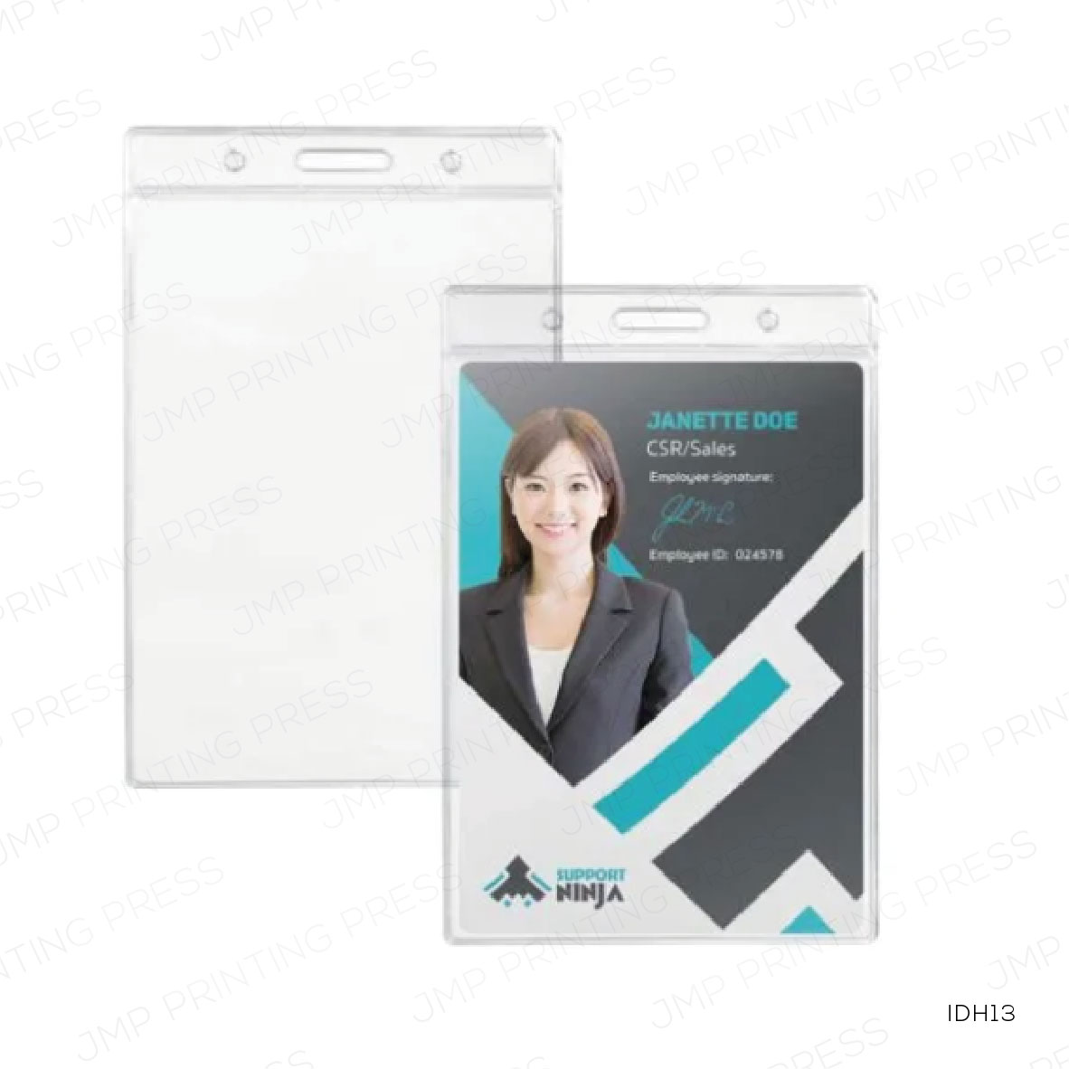 IDH13109262nd-02 IDH13 - CLEAR PLASTIC ID CARD HOLDER UAE - Image 1