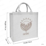 JB14 - Juco Shopping Bags Printing UAE 30 X 15 X 30CM - Image 2