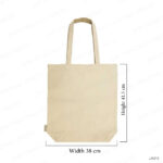 JB23 - RECYCLED COTTON CANVAS BAGS – 330 GSM PRINTING UAE 41.5 X 38CM