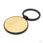 KH18 - METAL KEYCHAIN WITH BAMBOO | PRINTING UAE