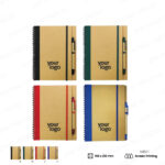 NB21 - RECYCLED NOTEBOOK WITH PEN PRINTING UAE