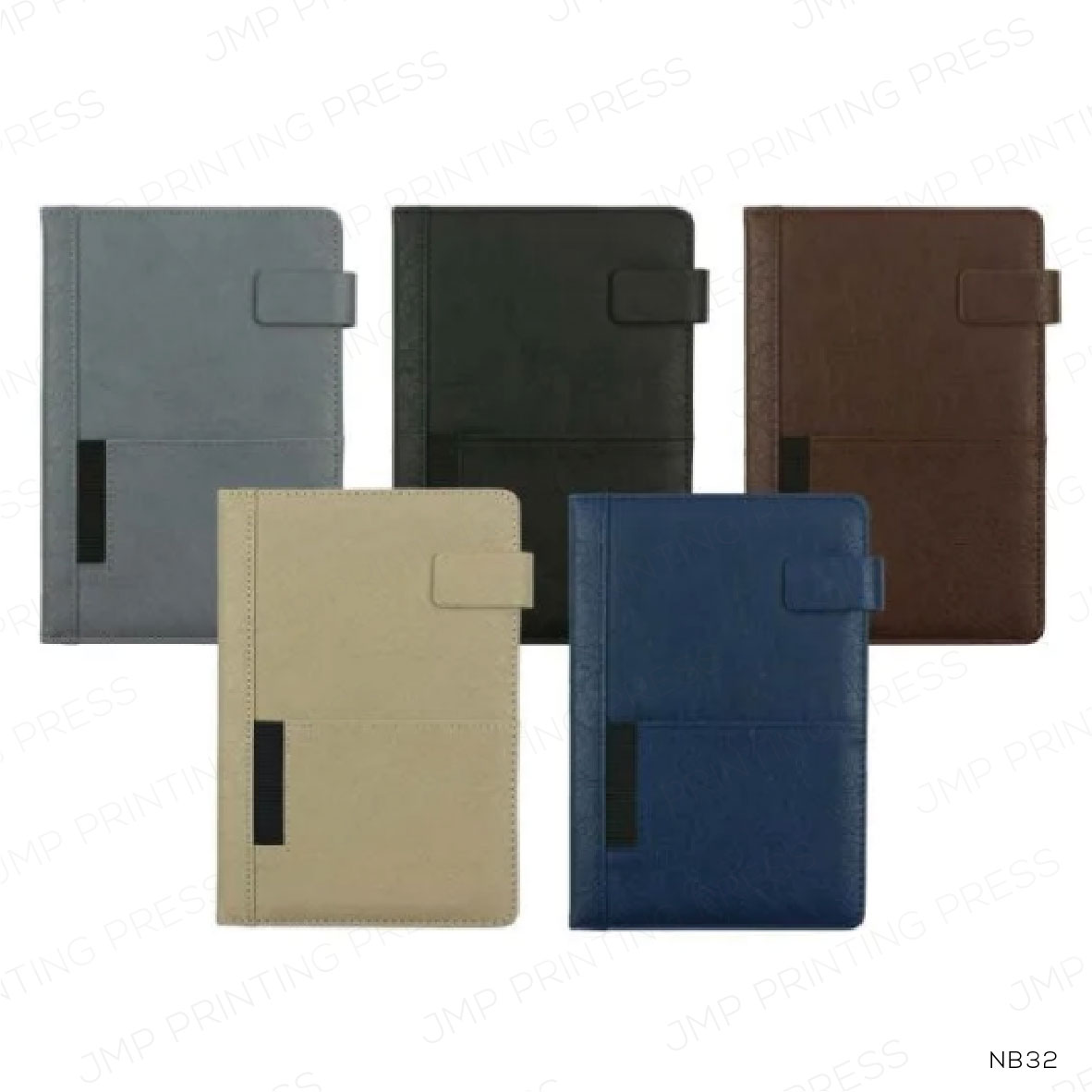 NB32151026-02 NB32 - NOTEBOOK WITH POCKET & MAGNETIC PRINTING UAE - Image 1
