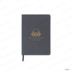 NB33 - DORNIEL A5 NOTEBOOKS WITH RECYCLED LEATHER COVER PRINTING UAE
