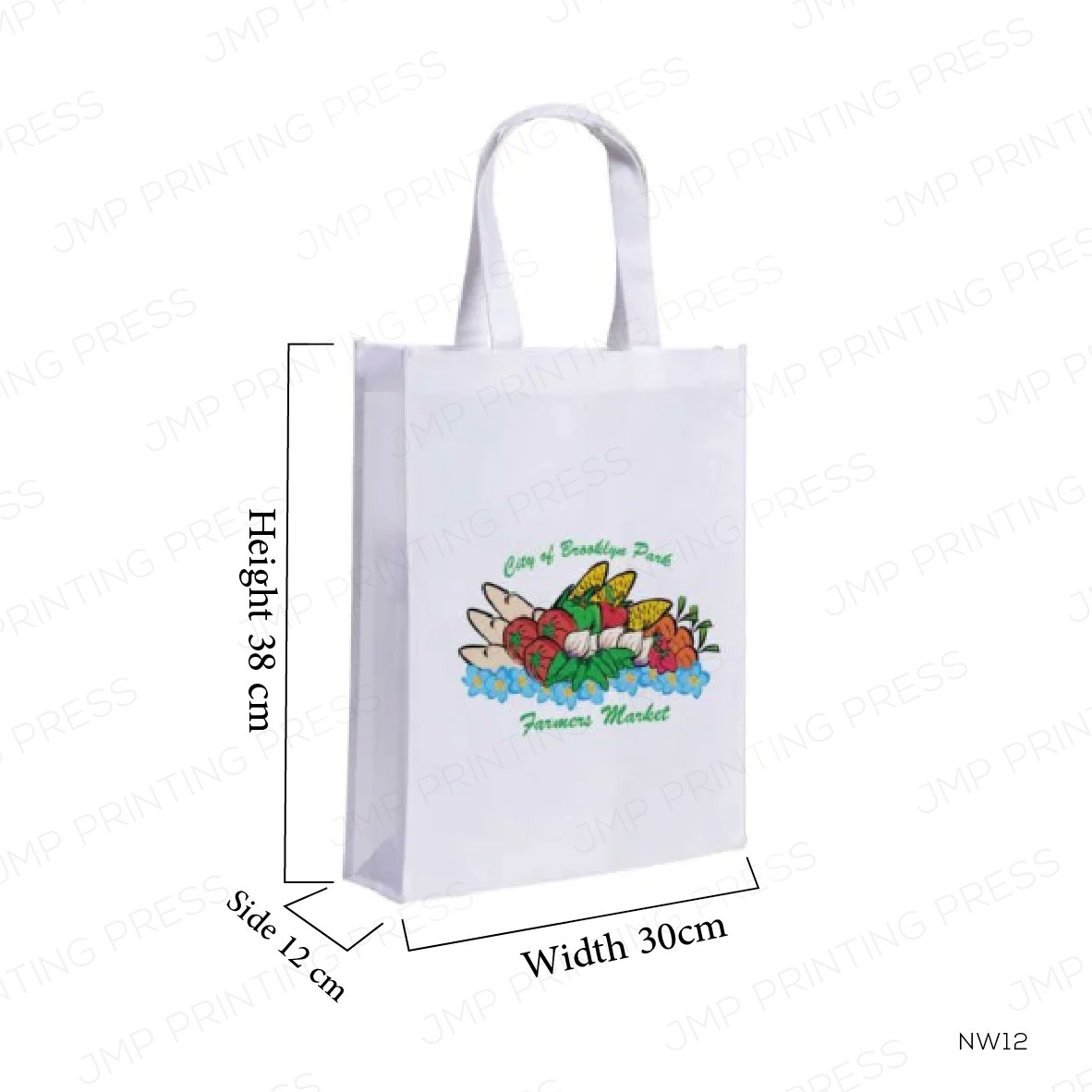 NW1281026-01 NW12 - NON WOVEN SUBLIMATION BAGS 38×12×30 CM | PRINTING UAE - Image 1
