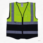 SF12 - HIGH VISIBILITY SAFETY VEST WITH 4 POCKETS PRINTING UAE