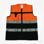 SF16 - HALF SLEEVE EXECUTIVE SAFETY VEST PRINTING UAE