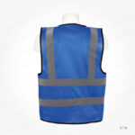 SF18 - BLUE SAFETY VEST PRINTING UAE - Image 2