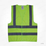 SF25 -Safety Fabric Vest, Yellow Color PRINTING UAE