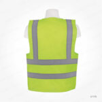 SF25 -Safety Fabric Vest, Yellow Color PRINTING UAE - Image 2