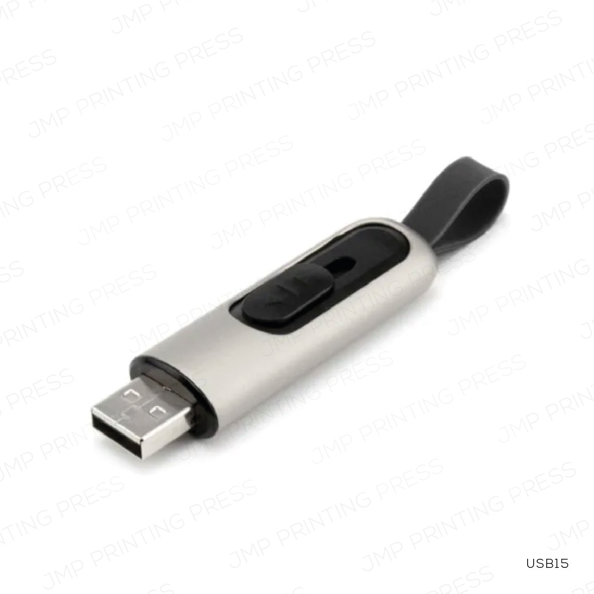 USB11-20171026-05 USB15 - SLIDE BUTTON USB 16GB WITH STRAP PRINTING UAE - Image 1